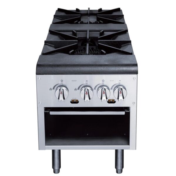 DUKERS DCSP2 TWO BURNERS STOCK POT RANGE